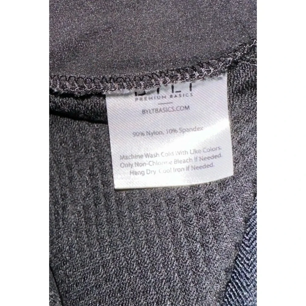 BYLT Pants Mens 38 Black Ace Joggers‎ Stretch Zip Pocket Nylon